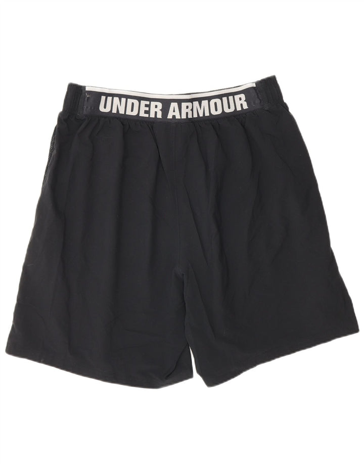 Pantaloncini sportivi grafici da uomo UNDER ARMOUR Heat Gear XL poliestere nero