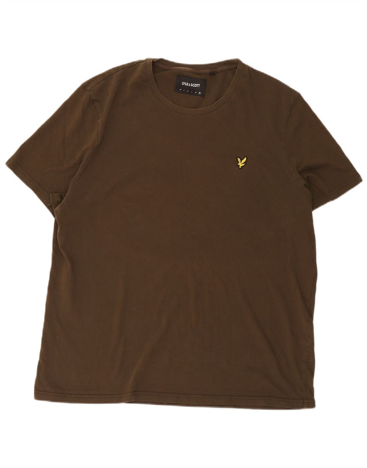 T-shirt da uomo Lyle & Scott Top 2XL cotone kaki