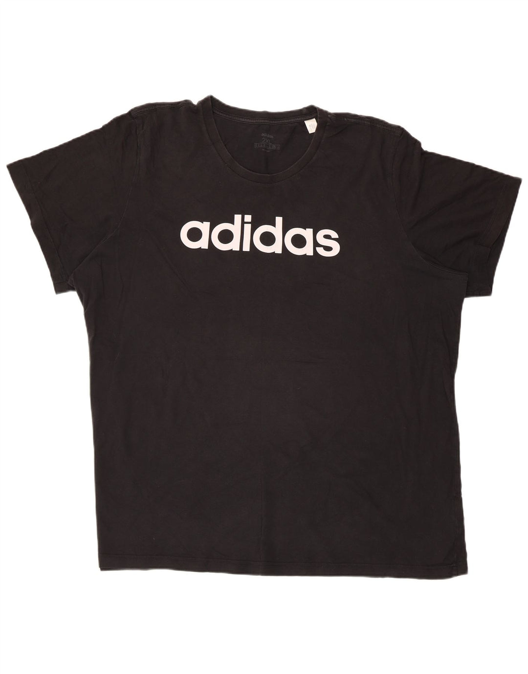 T-shirt grafica da uomo Adidas Top 2XL cotone nero