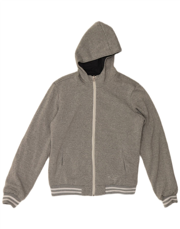 Felpa con cappuccio e zip Champion da uomo XL grigia