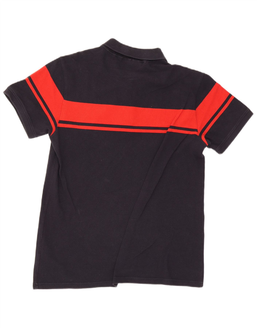 Polo da uomo Sergio Tacchini grande in cotone color block blu navy