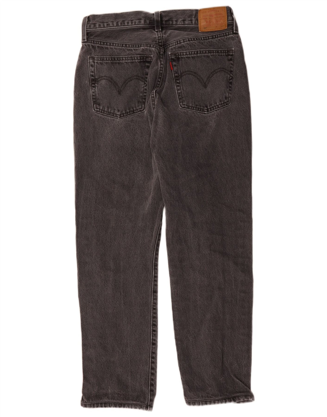 Jeans dritti Levi's 501 da donna W28 L26 cotone grigio