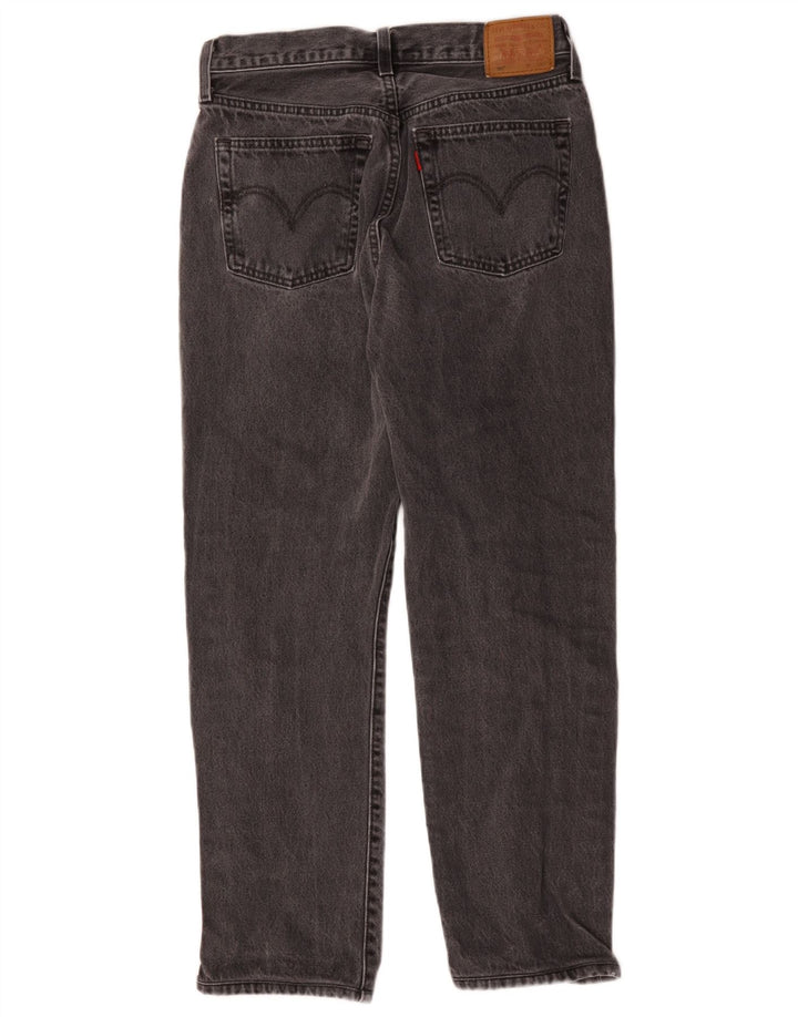 Jeans dritti Levi's 501 da donna W28 L26 cotone grigio
