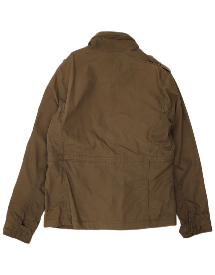 Giacca militare da uomo Superdry UK 40 grande cotone kaki