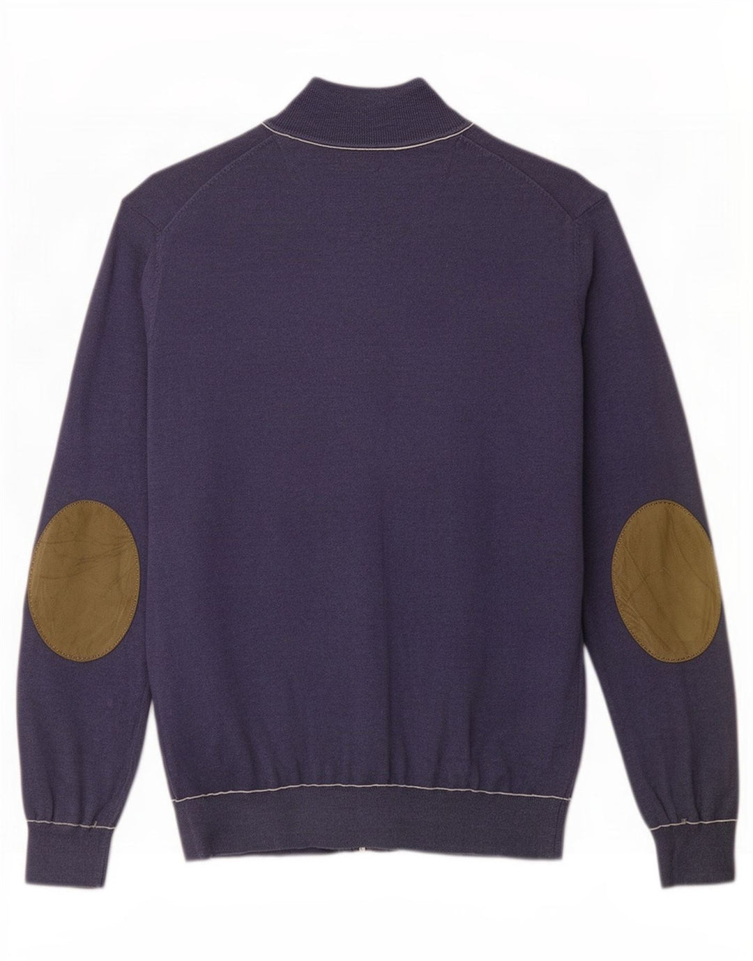 Maglione cardigan da uomo Massimo Dutti in cotone blu navy medio