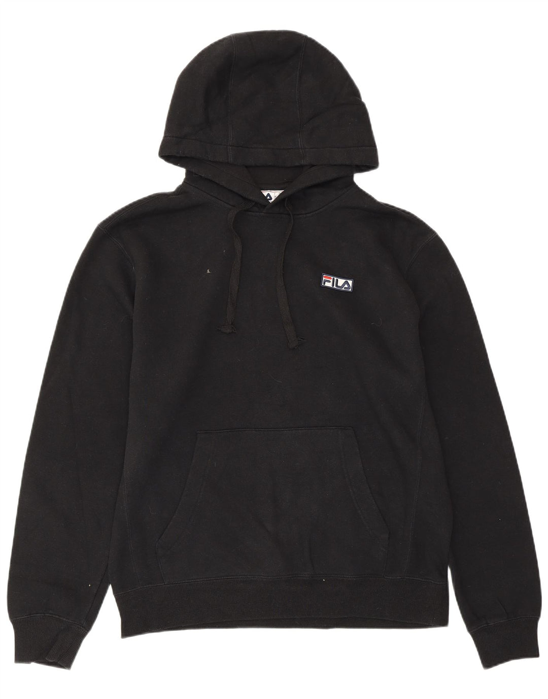 Maglione con cappuccio da uomo FILA in cotone nero medio