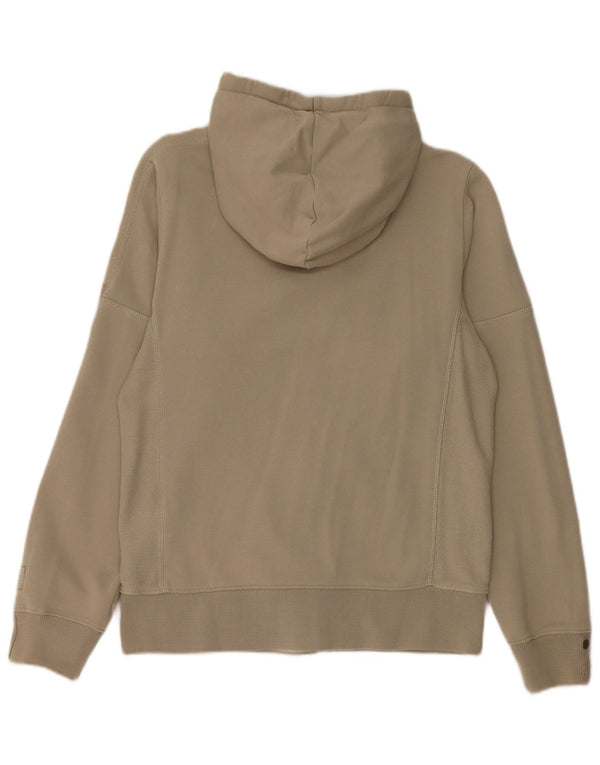 Maglione con cappuccio e zip grafica da donna Champion UK 14 Cotone grigio medio