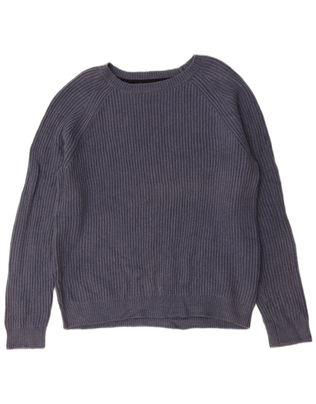 Maglione da uomo con scollo a barca Fat Face, grande cotone blu navy
