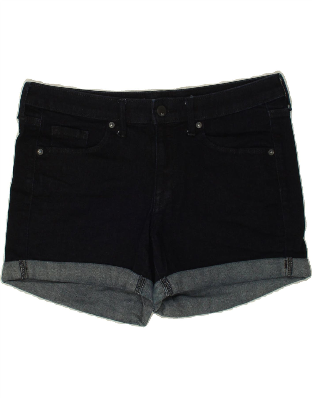 MOSSIMO Womens Denim Shorts US 8 Medium W32  Navy Blue Cotton Vintage Mossimo and Second-Hand Mossimo from Messina Hembry 