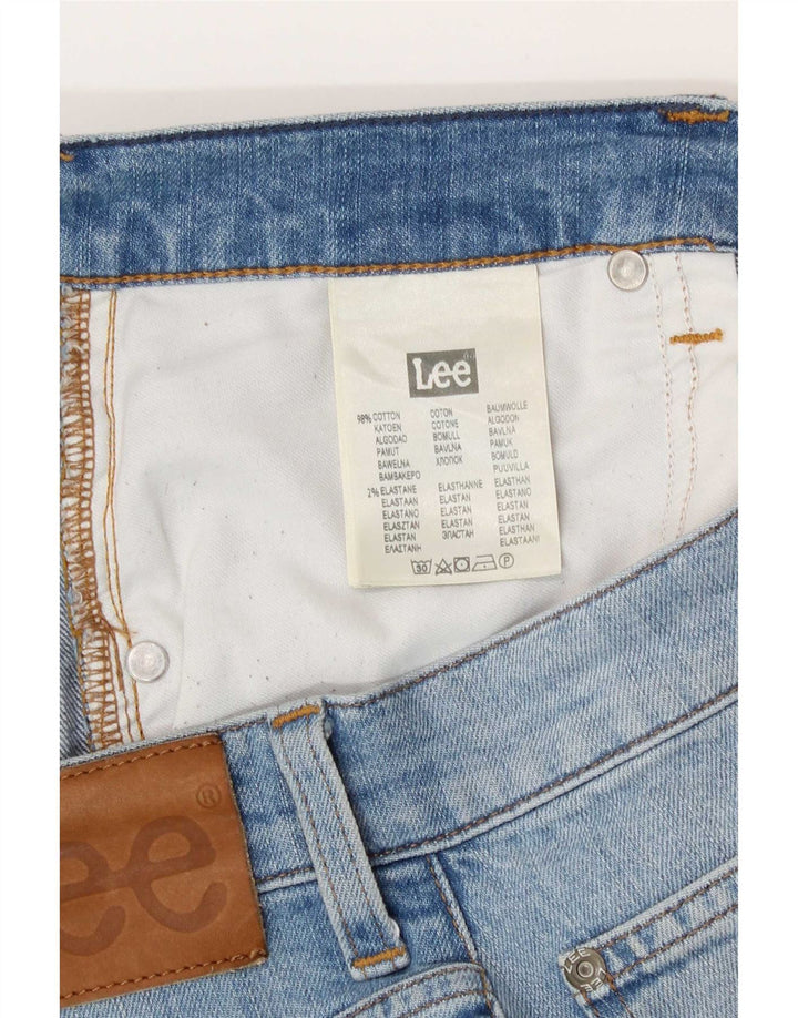 Pantaloncini di jeans Lee Rider da uomo W31 in cotone blu medio