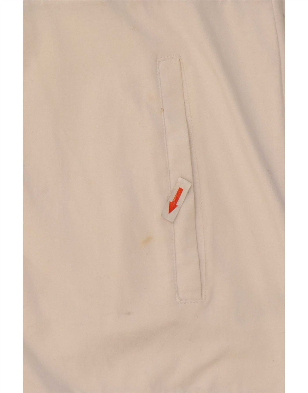 Giacca da ginnastica da uomo Fila Small in cotone color block bianco