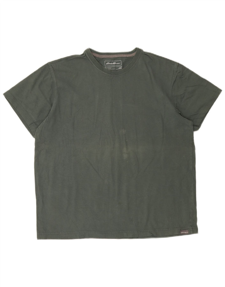 T-shirt da uomo EDDIE BAUER grande in cotone kaki