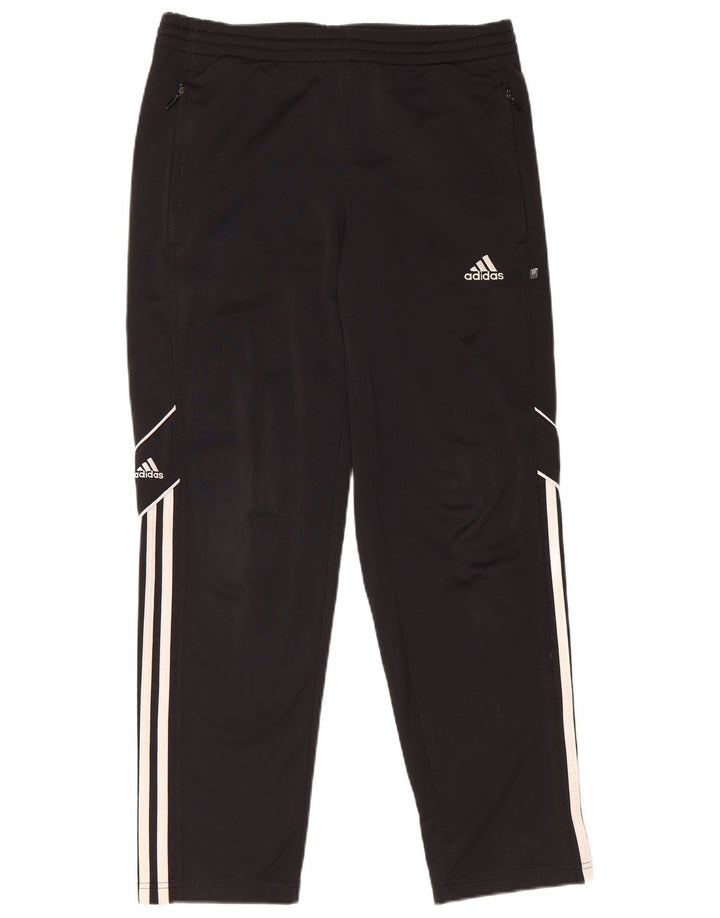 Pantaloni della tuta da ragazzo Adidas 13-14 anni in poliestere nero