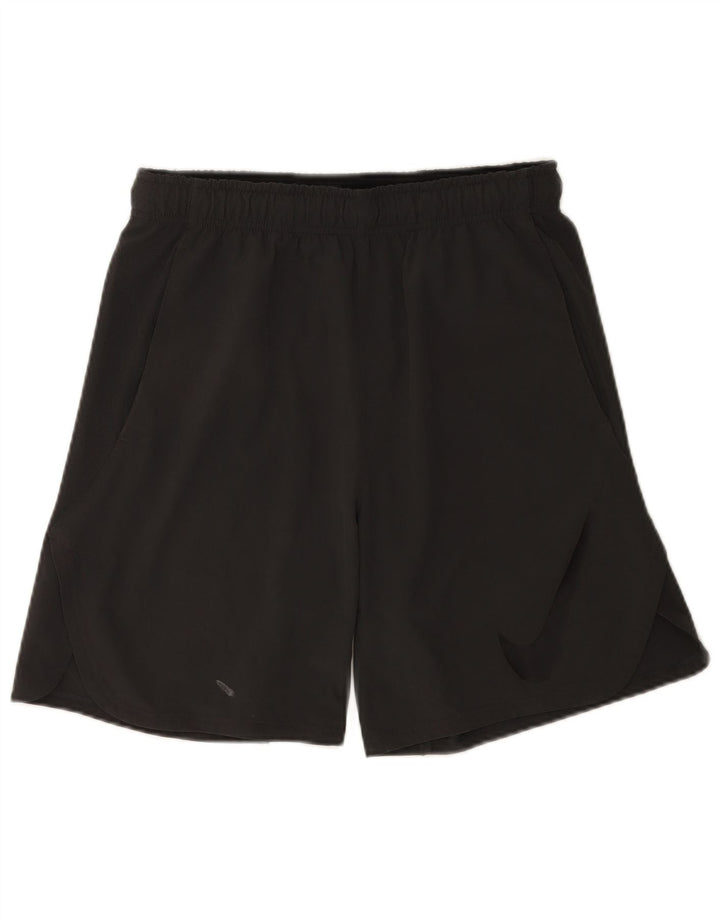 Pantaloncini sportivi Nike Dri Fit Graphic da uomo in poliestere grigio medio