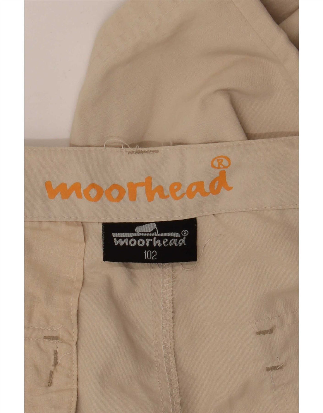 Pantaloni cargo dritti da uomo Moorhead W34 L34 Poliammide beige