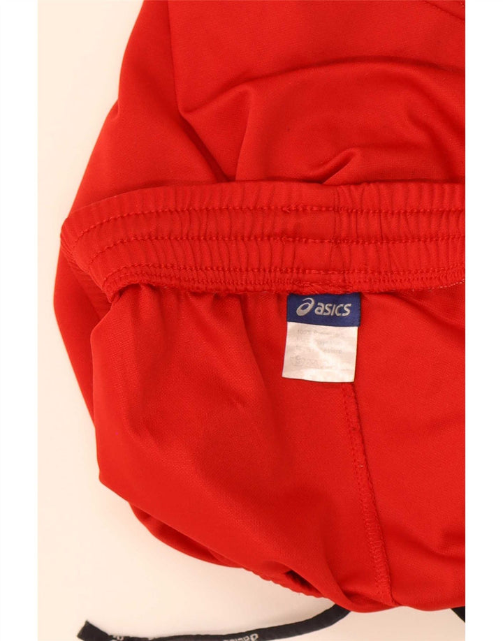 Pantaloncini sportivi da uomo Asics, colore rosso medio, in poliestere