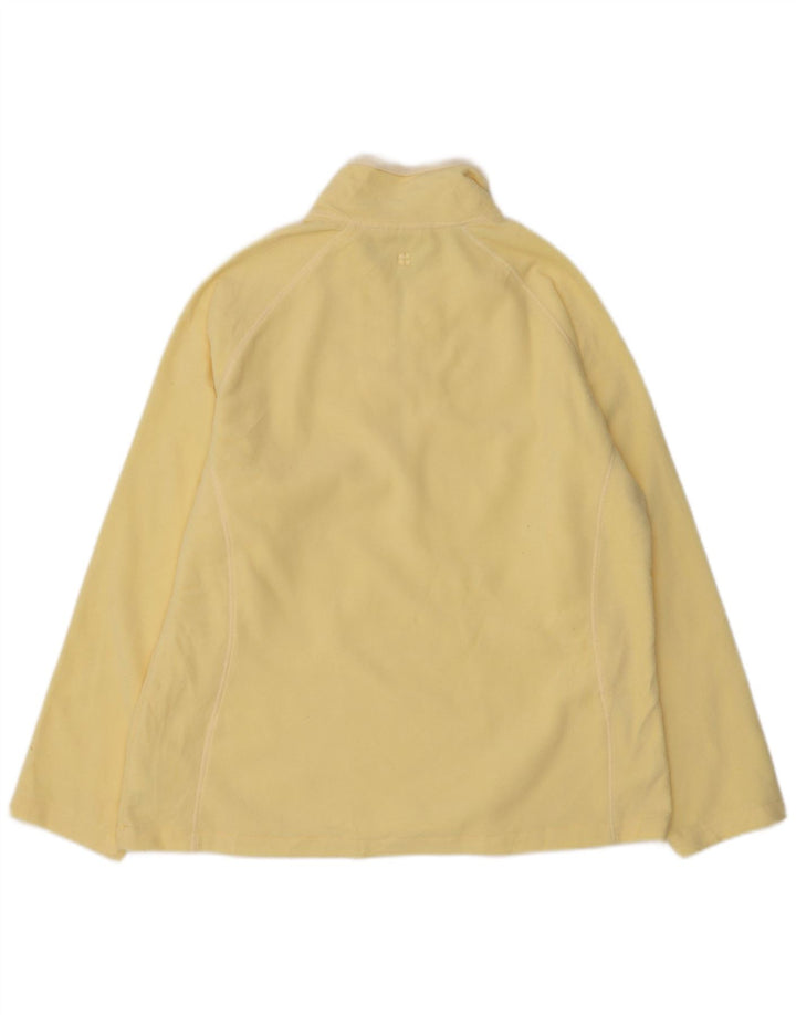 Maglione in pile da donna con collo e zip Mountain Warehouse UK 16 Large Giallo