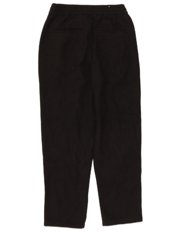 Pantaloni chino affusolati da uomo Zara piccoli W30 L26 poliestere nero