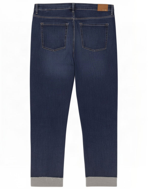 Marks & Spencer Donna The Harper Slim Jeans UK 18 XL W36 L27 Blu