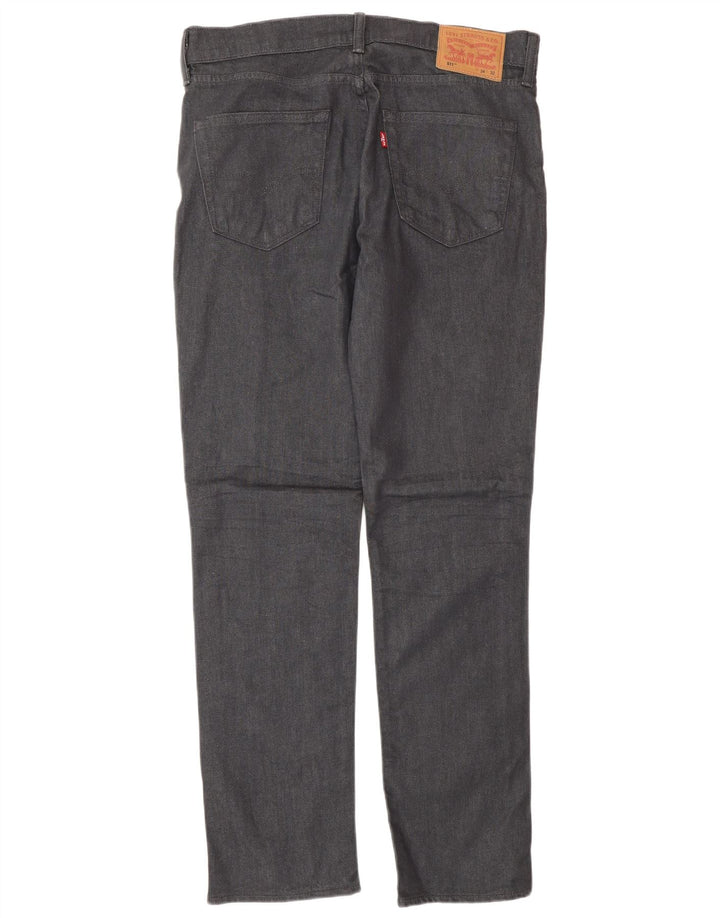Jeans Levi's Uomo 511 Slim W34 L32 Cotone Grigio