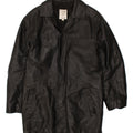 CONBIPEL Cappotto in Pelle Uomo IT 46 Piccolo in Pelle Nera
