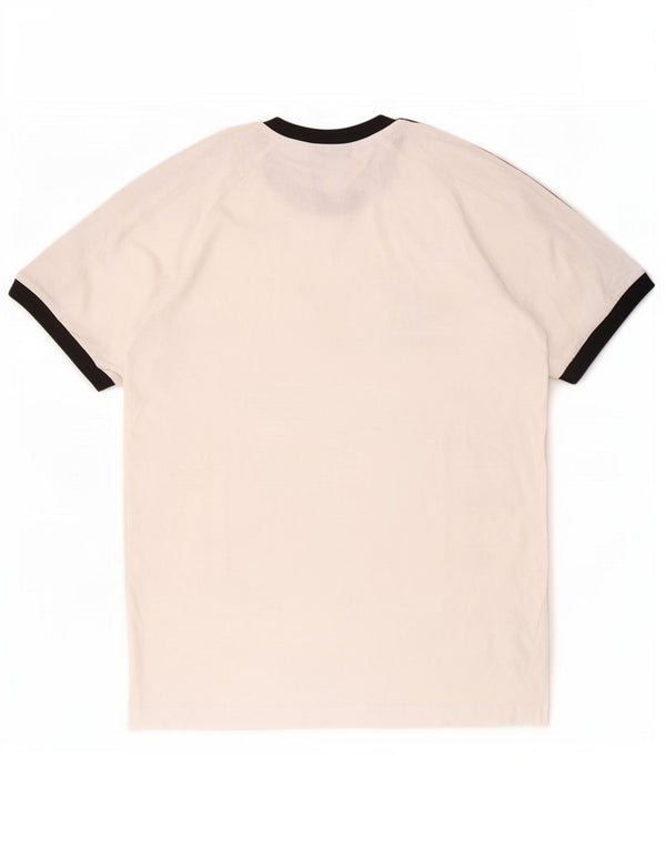 Maglietta Adidas da uomo Top Large in cotone bianco