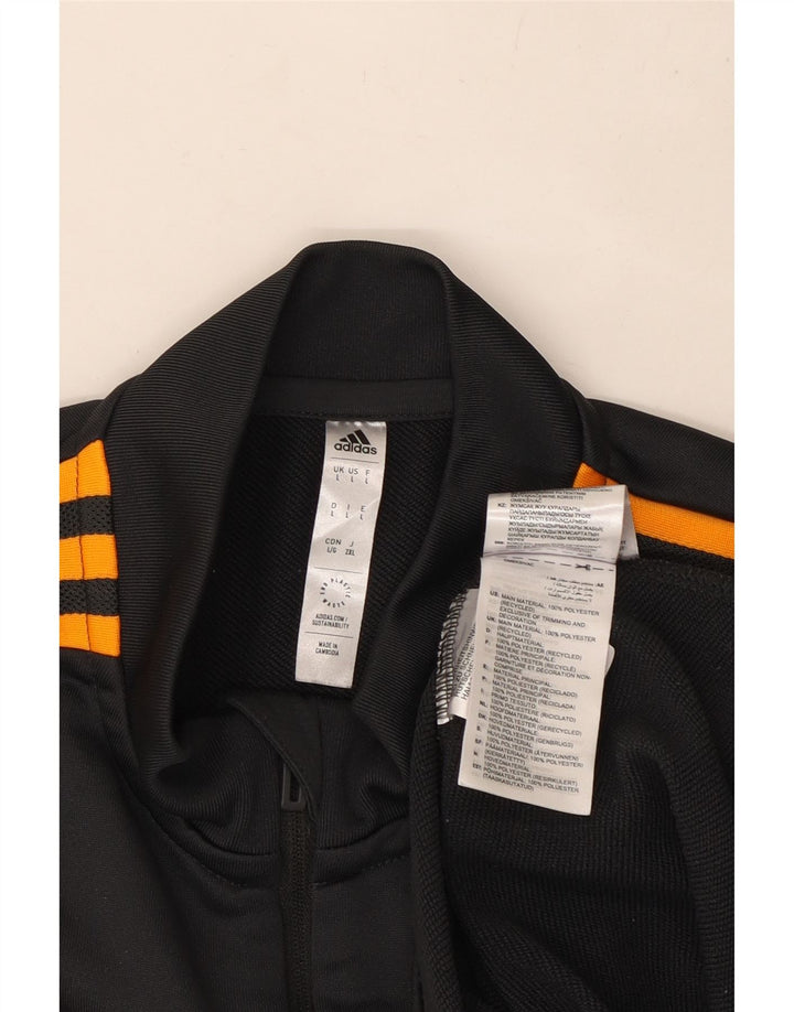 Adidas Uomo Leeds United FC Graphic Pullover Tuta Top Large Grigia