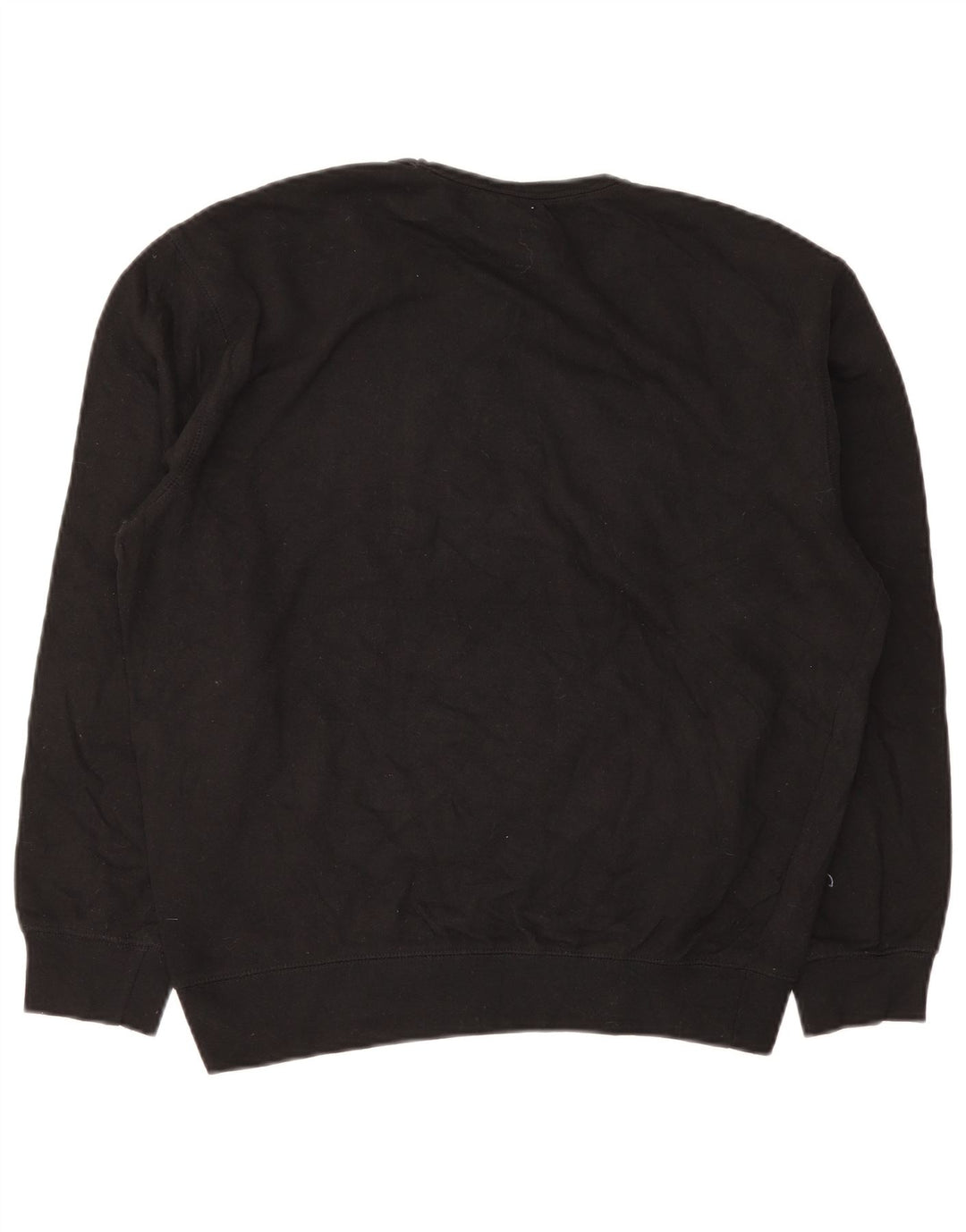 Felpa grafica da uomo Gap, maglione, cotone nero medio