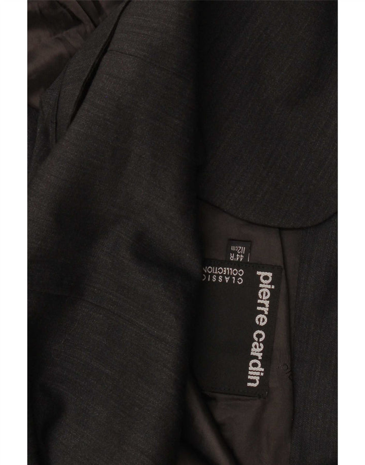 Giacca blazer da uomo a 3 bottoni Pierre Cardin UK 44 2XL Grigio