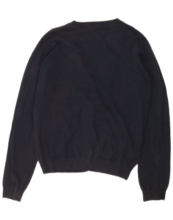 Maglione cardigan per ragazze Marks & Spencer 15-16 anni in cotone blu navy