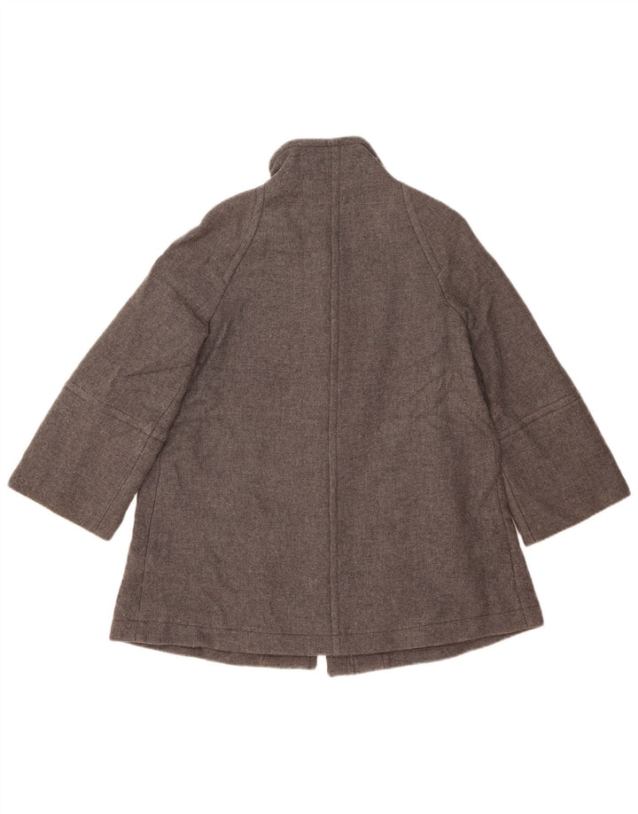 Soprabito oversize da donna Zara UK 10 piccolo in lana grigia