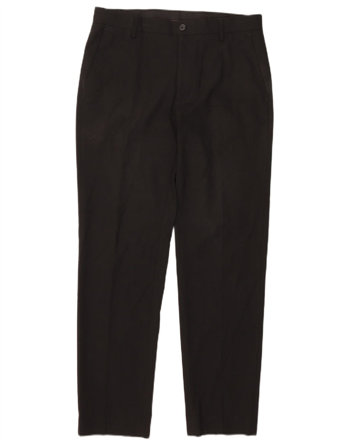 Pantaloni chino slim su misura da donna Marks & Spencer W32 L30 neri
