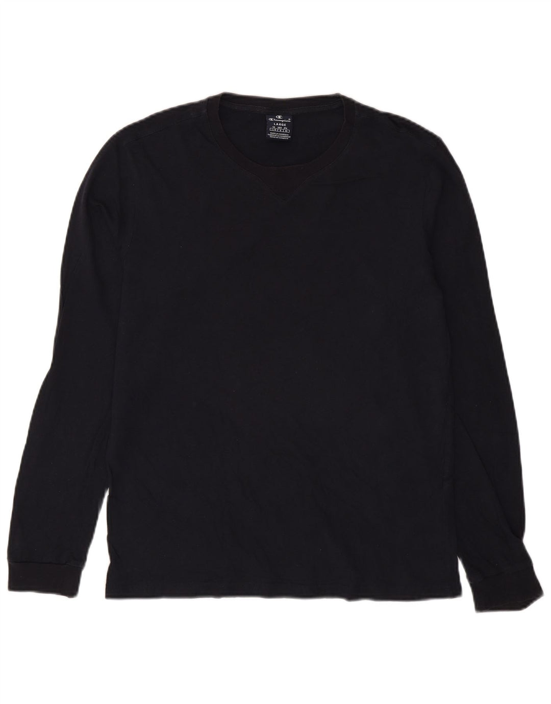 Top da uomo a maniche lunghe Champion Large blu navy