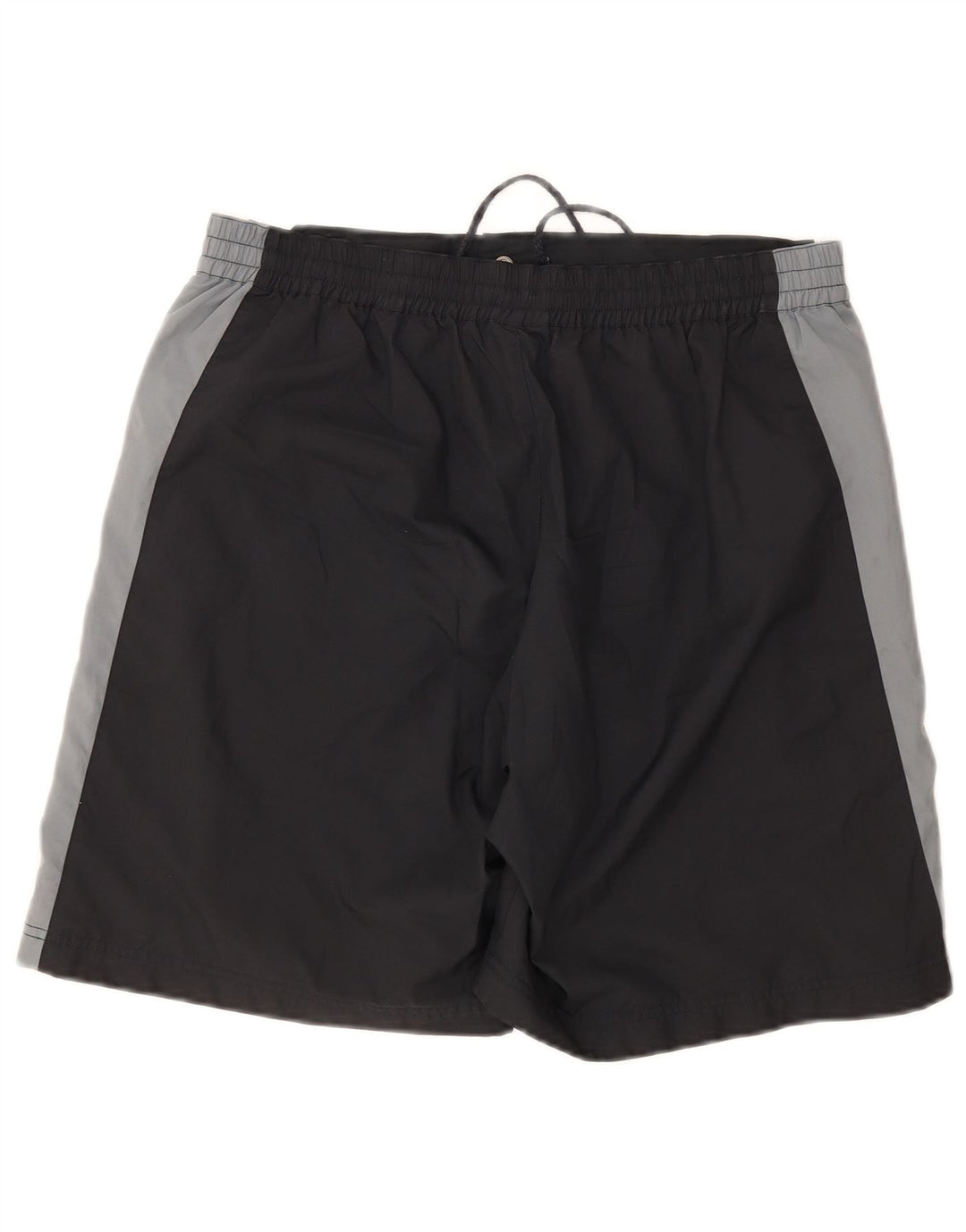 Pantaloncini sportivi regolari da uomo con grafica Adidas, poliestere color block medio nero
