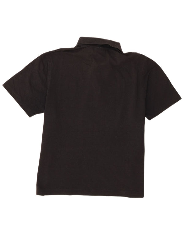 Polo da uomo a maniche corte Lacoste taglia 6 XL in cotone nero