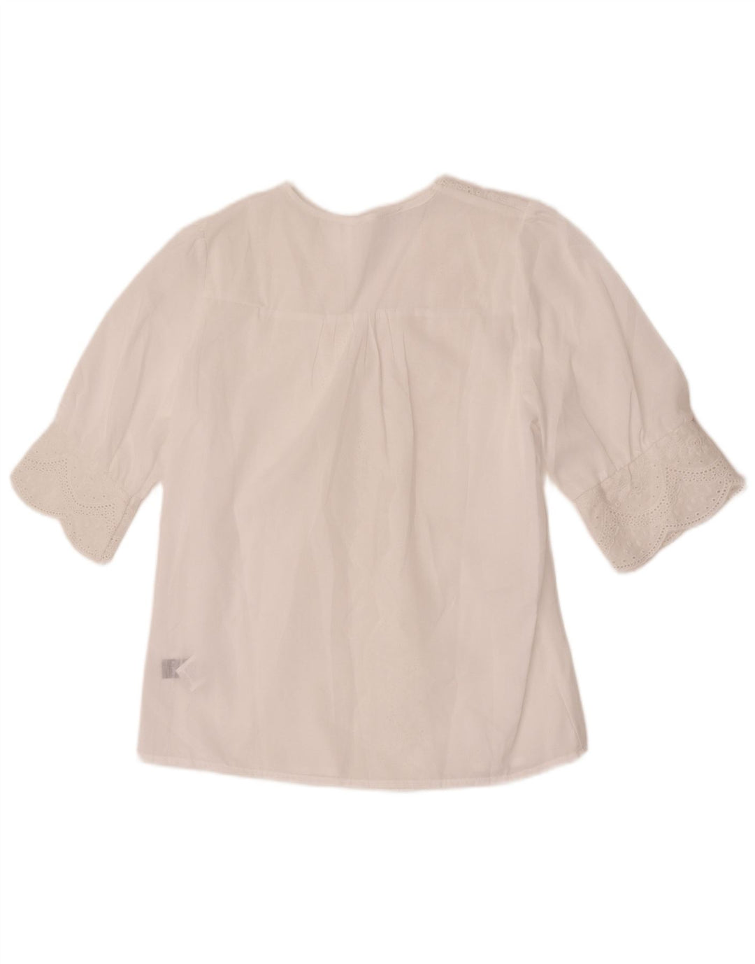 Camicetta da donna a maniche corte Shein UK 14 Poliestere floreale bianco medio