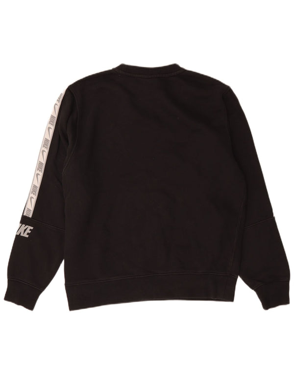 Felpa Nike da uomo con vestibilità grafica standard, maglione piccolo, colore nero