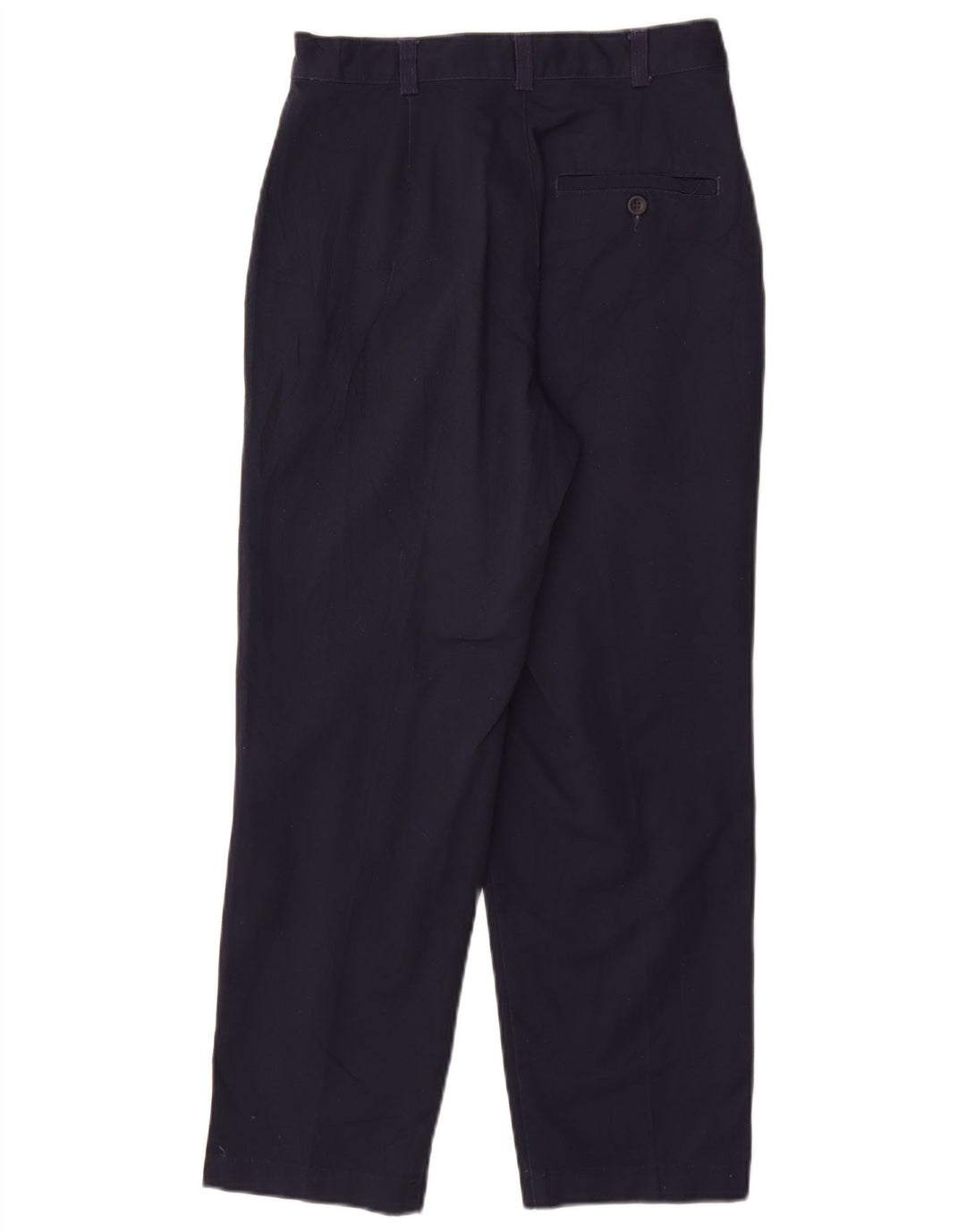DOCKERS Pantaloni chino a vita alta da donna US 4 Small W26 L26 Blu Navy