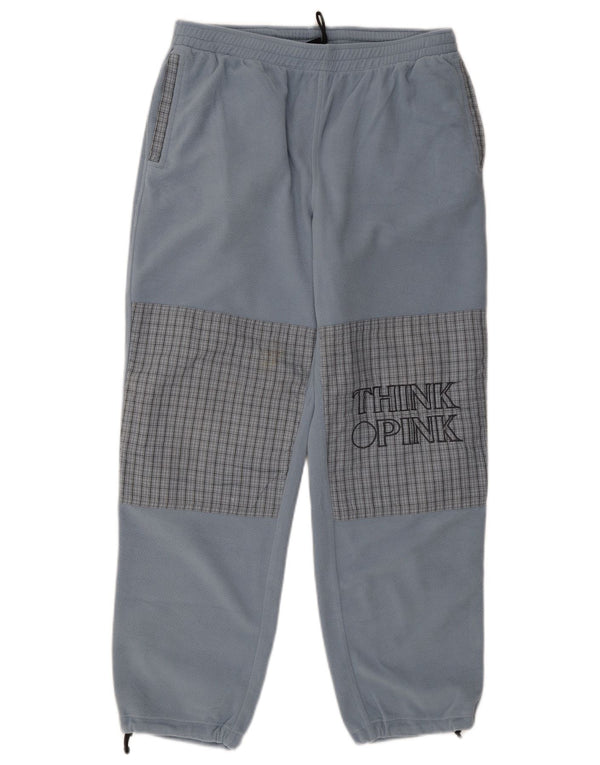 Pantaloni da tuta con grafica da donna Think Pink Joggers UK 16 Large Blu