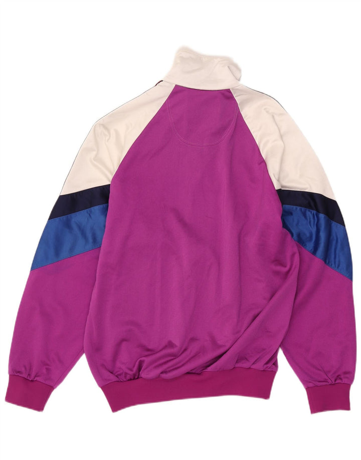 Tuta intera Asics da uomo con grafica Small Pink Colourblock in poliammide retrò