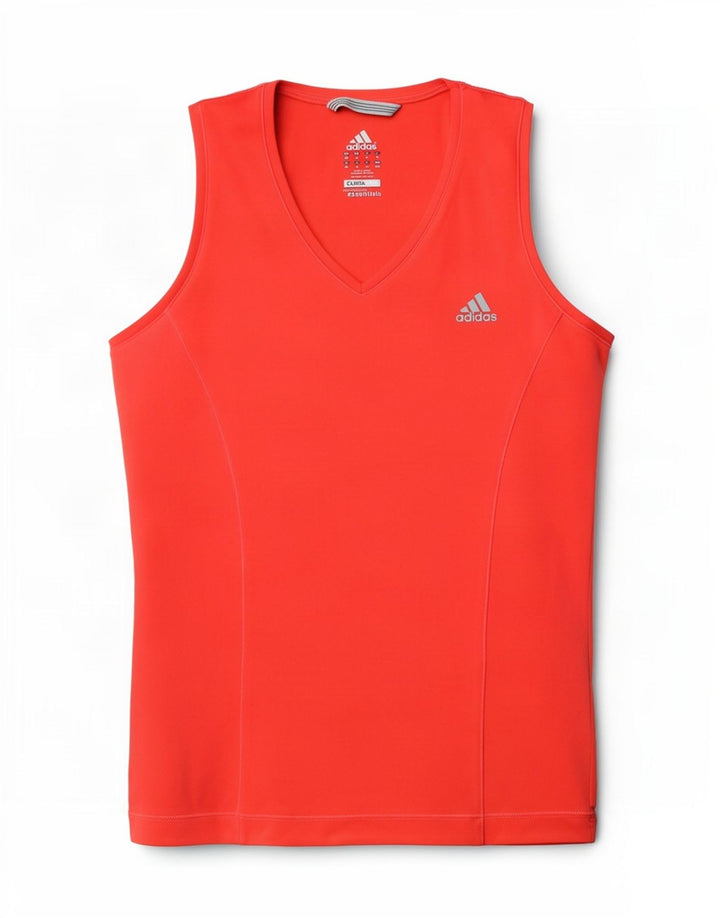 Canottiera Adidas Clima 365 da donna UK 14 media rossa
