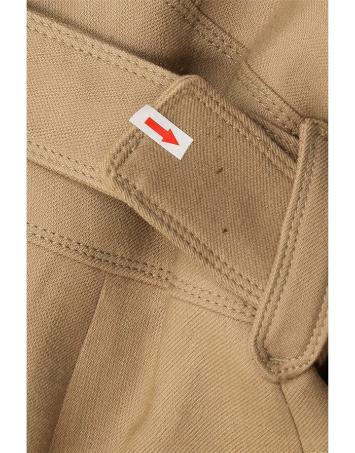 Cappotto Zara Donna UK 14 Large Beige Lana