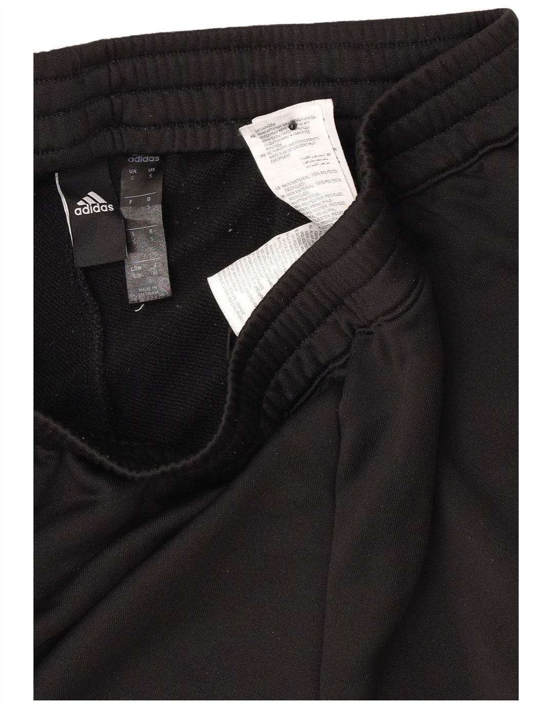 Pantaloni da tuta Adidas Aeroready da uomo piccoli in poliestere nero