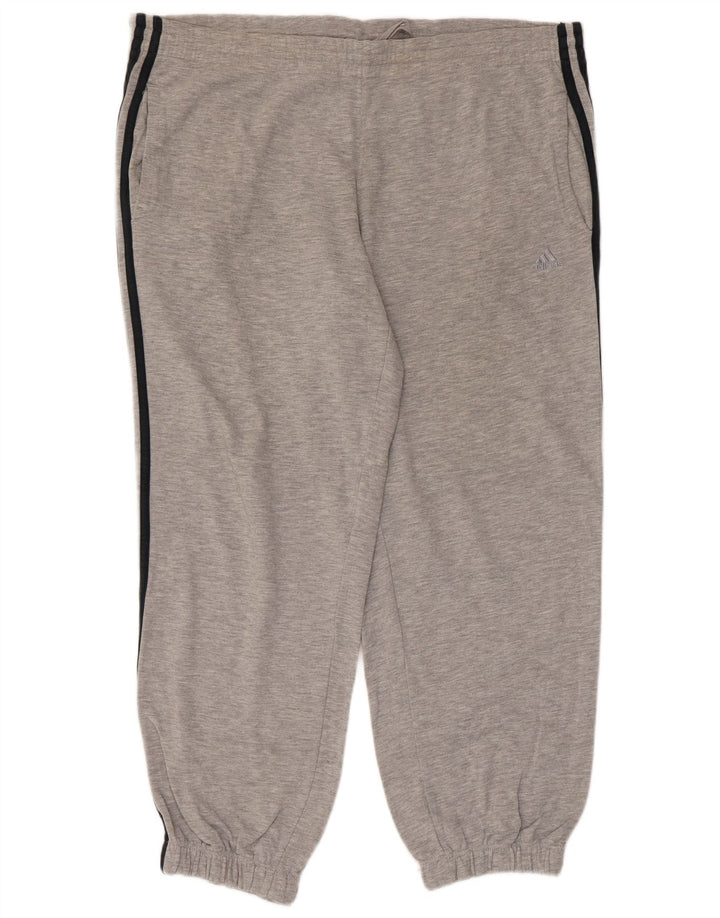 Pantaloni da tuta da uomo Adidas Joggers grandi in cotone grigio