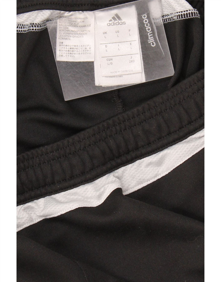 Pantaloni da tuta ADIDAS Climacool da uomo grandi in poliestere nero
