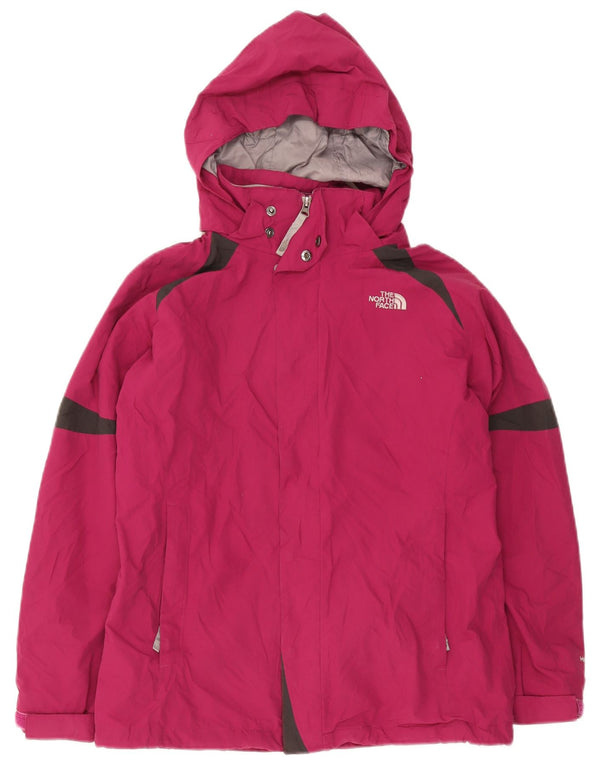 Giacca antipioggia con cappuccio per ragazze The North Face 15-16 anni XL Pink Colourblock
