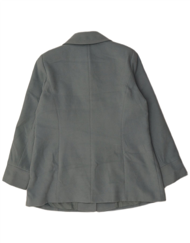 Giacca blazer a 4 bottoni CLASSIC da donna UK 18 XL poliestere blu