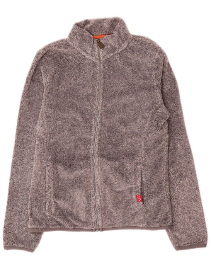 Giacca in pile da donna Weird Fish UK 10 Small Poliestere grigio