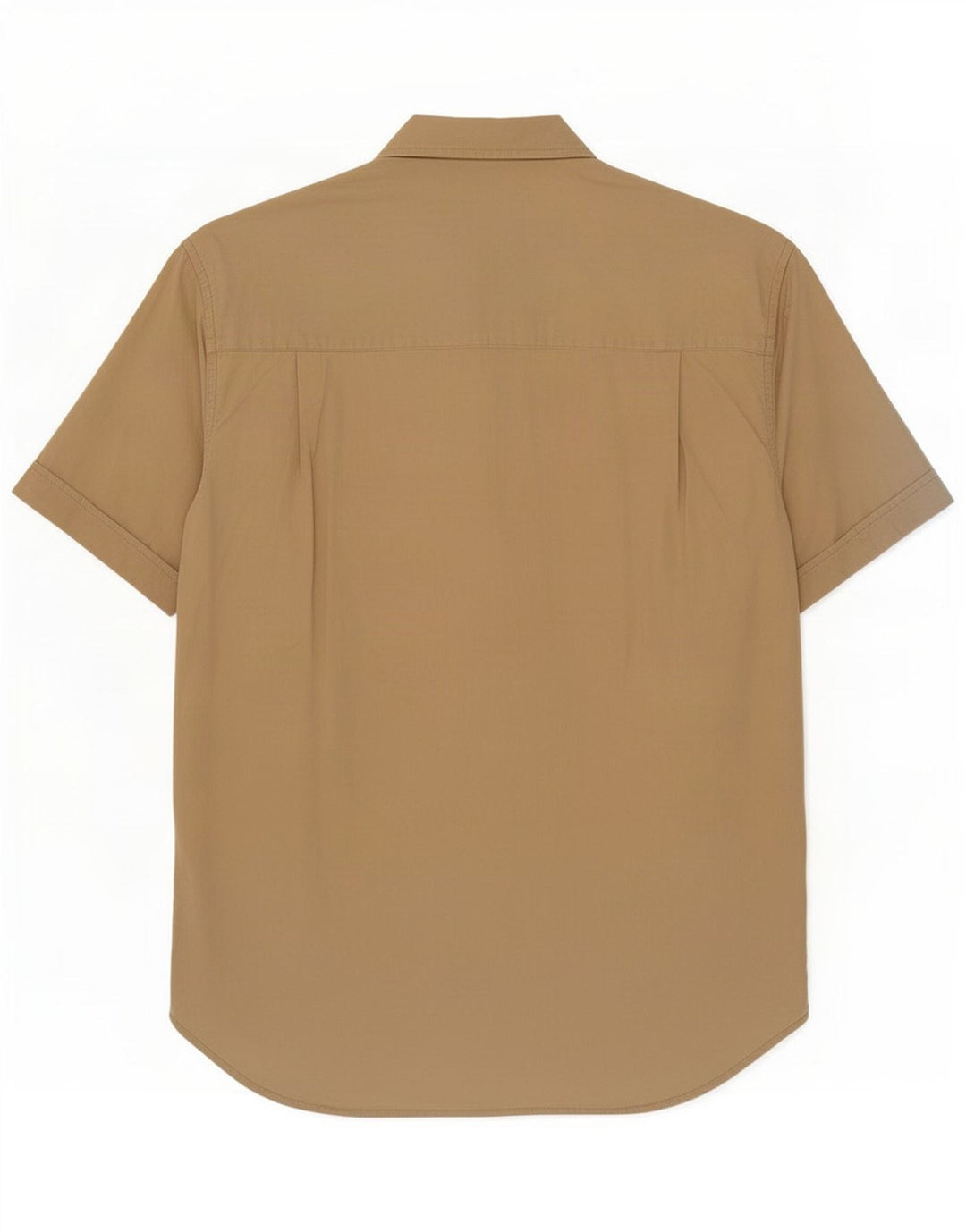 Camicia Guess Uomo Manica Corta Piccola in Cotone Beige