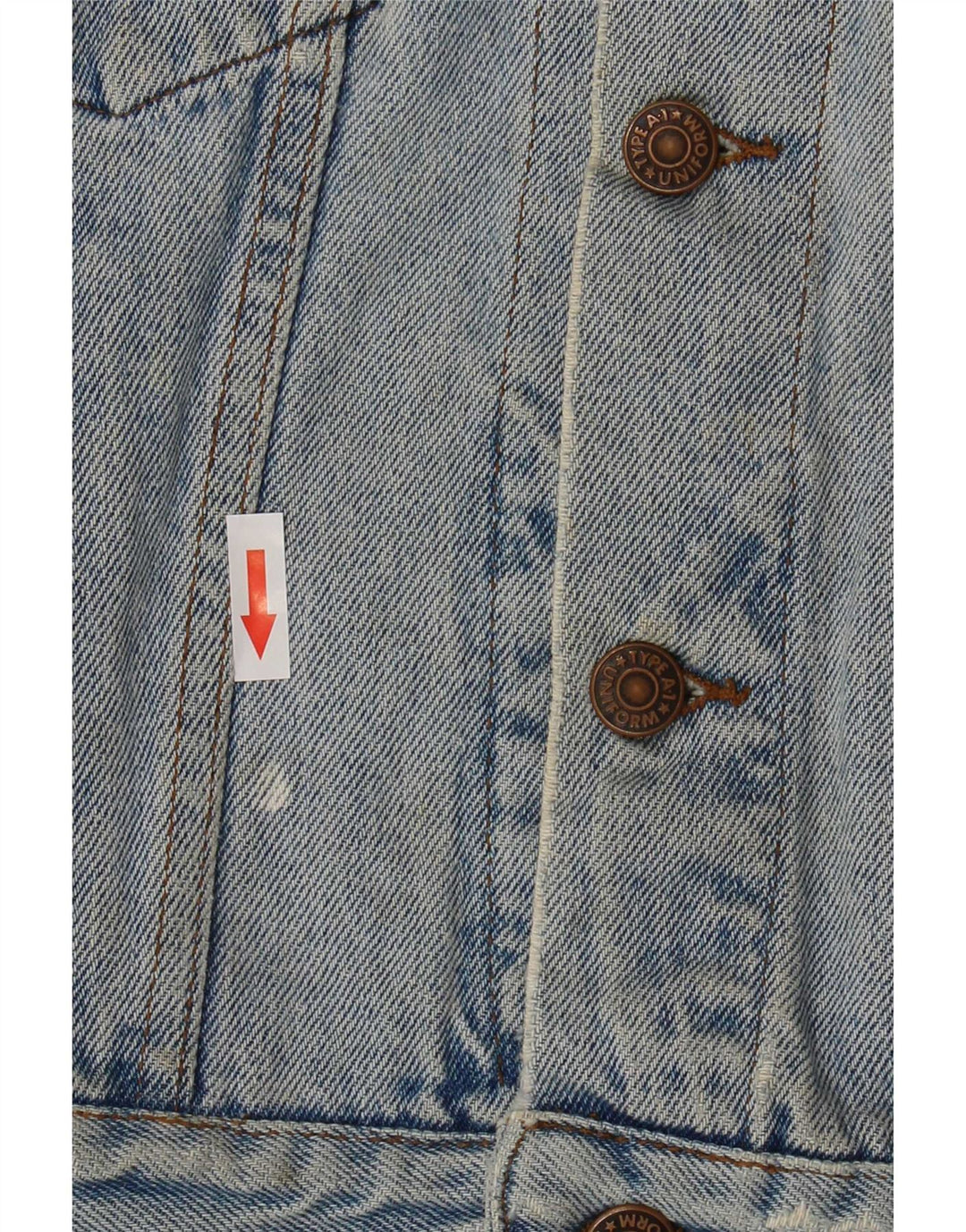 Giacca Jeans Uniforme Ragazzi 7-8 Anni Cotone Blu